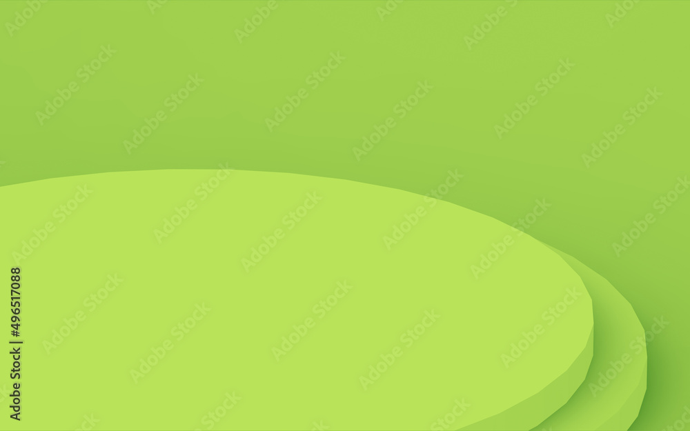 Abstract 3d green color cylinder podium minimal studio background. Abstract 3d green color cylinder podium minimal studio background.