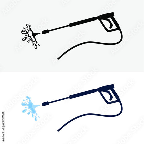 pressure wash sprayer logo element