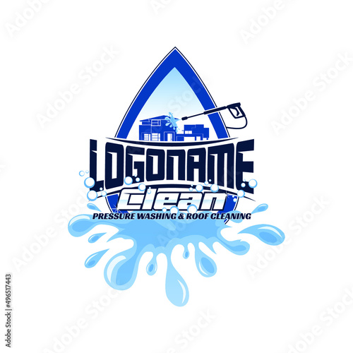Clean House logo designs -Cleaning Service logo vector,Sparkle star, fresh smile creative symbol concept. Wash, swirl, laundry, cleaning company abstract business logo. Housekeeping