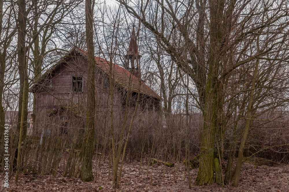 Old abandoned wooden Mariavite church in Poland Old abandoned wooden Mariavite church in Poland