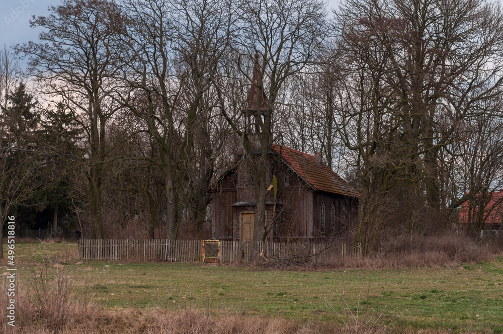 Old abandoned wooden Mariavite church in Poland Old abandoned wooden Mariavite church in Poland