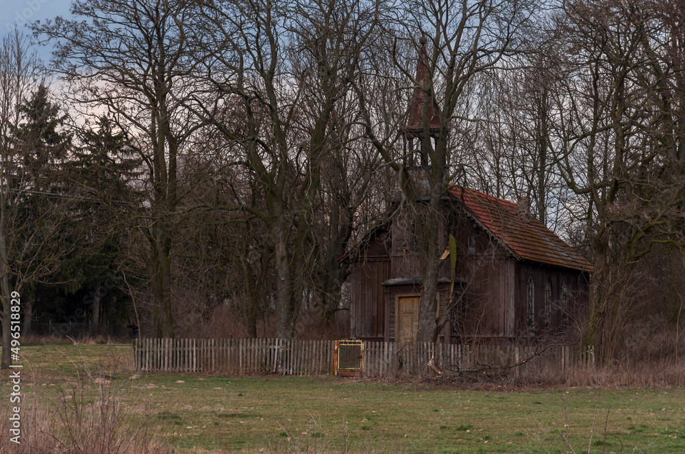 Old abandoned wooden Mariavite church in Poland Old abandoned wooden Mariavite church in Poland