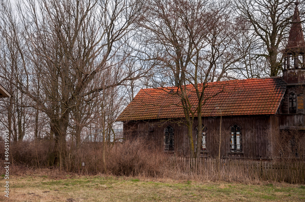 Old abandoned wooden Mariavite church in Poland Old abandoned wooden Mariavite church in Poland