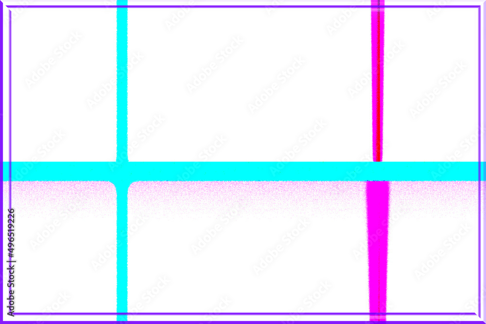 Naklejka premium Horizontal and Vertical Lines, against White within a Border digital art