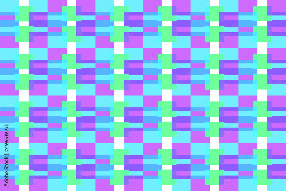 Geometric vector pattern for textiles or other uses in modern colors Geometric vector pattern for textiles or other uses in modern colors
