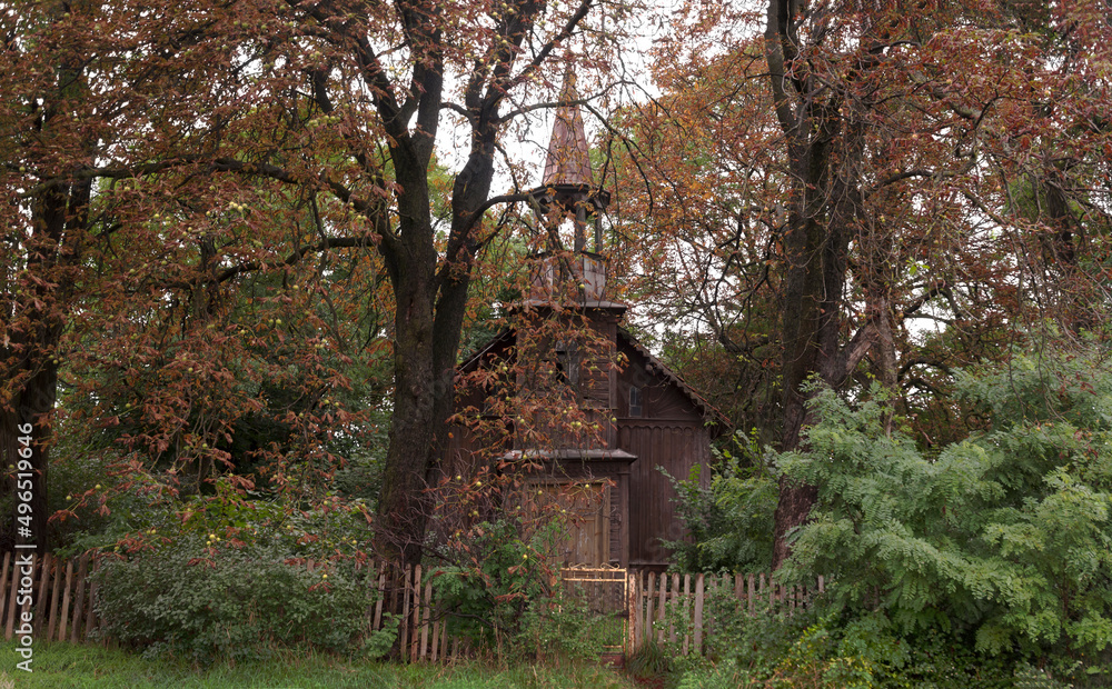 Old abandoned wooden Mariavite church in Poland Old abandoned wooden Mariavite church in Poland