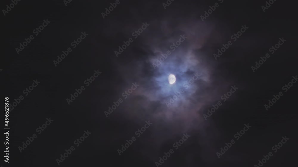 4k, the moon shines through the clouds 4k, the moon shines through the clouds