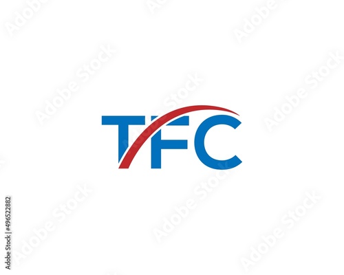 Letter TFC Trendy Logo Design Icon Concept Vector Illustration. photo