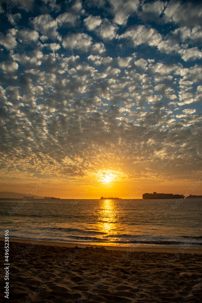 sunset over the sea sunset over the sea