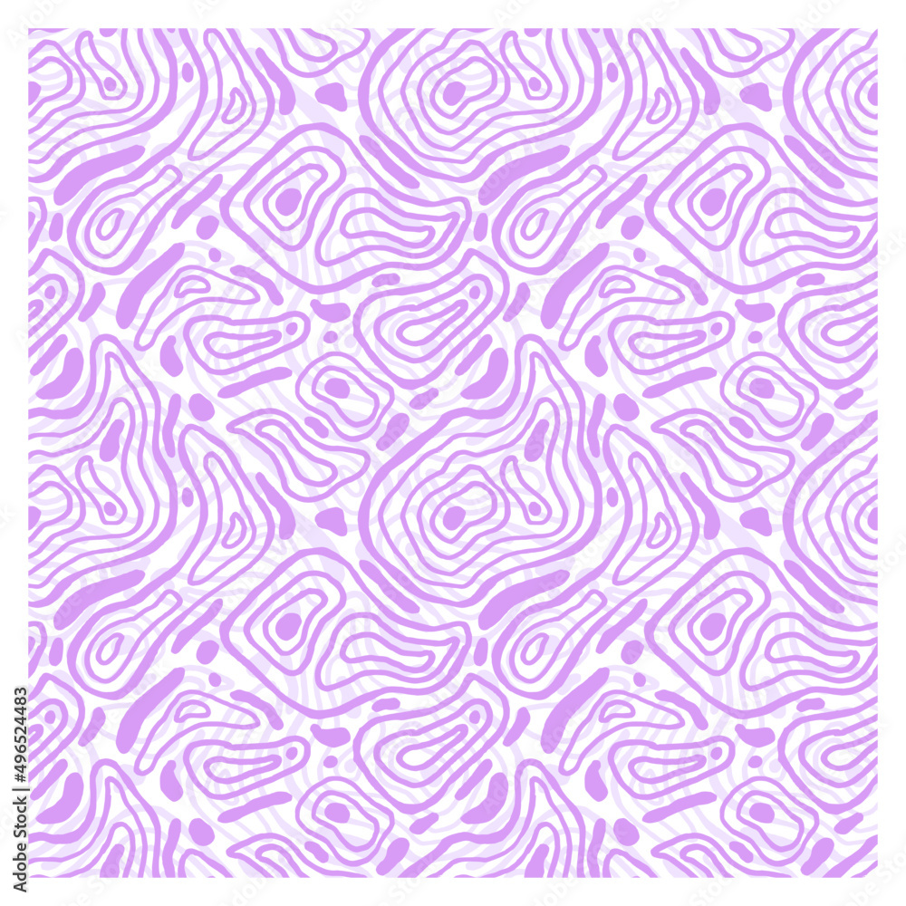 Seamless pattern of lilac abstract shapes. Seamless pattern of lilac abstract shapes.