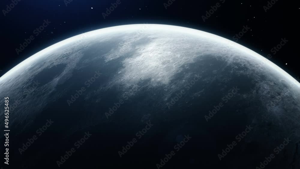3d Animation of the Moon 3d Animation of the Moon