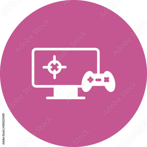 Playing Videogame Icon