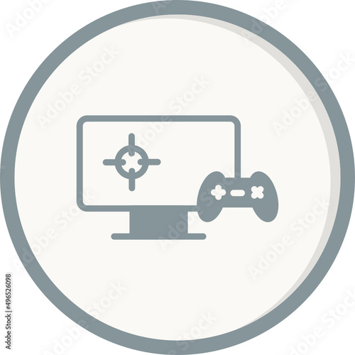 Playing Videogame Icon