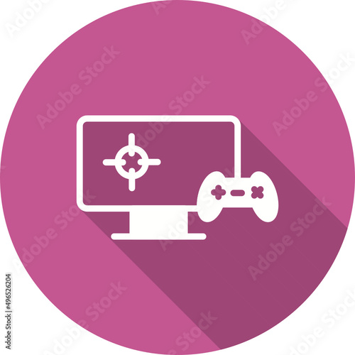 Playing Videogame Icon