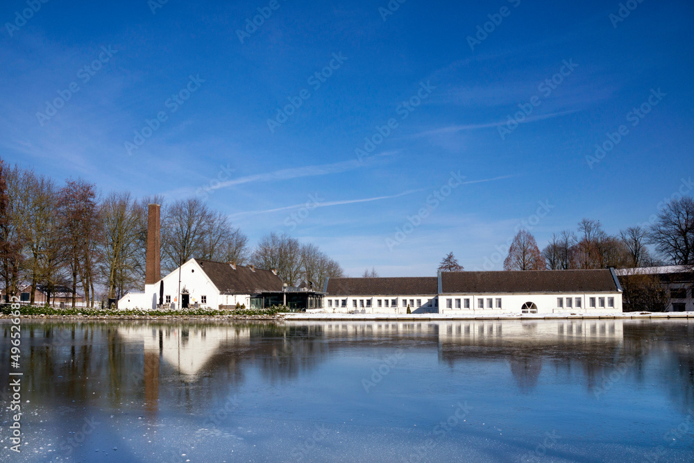 Fototapeta premium View at the Vaalsbroekermolen watermill near Vaals
