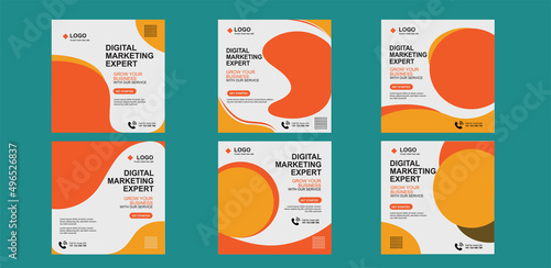 Editable Social Media Post Template Social Media Banners for Digital Marketing. Promotion Brand Fashion. Stories. Streaming. Vector Illustration.