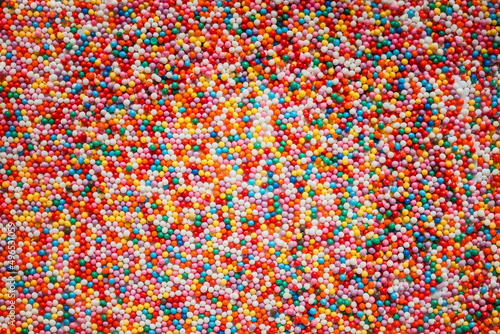 Fotografia Background abstract texture colorful sprinkles sugar candy