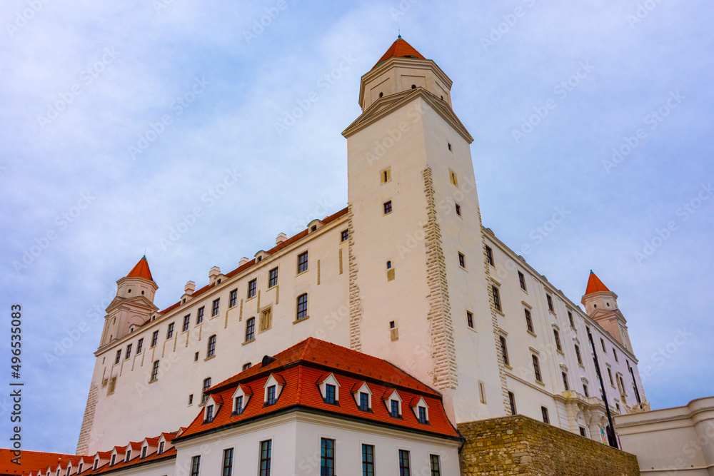 The white castle of Bratislava, Slovakia The white castle of Bratislava, Slovakia