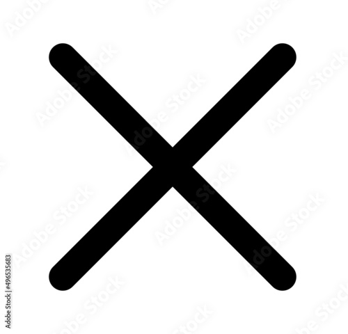 Delete Icon simple modern outlined