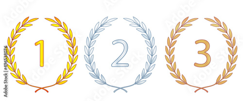 Laurel wreath set