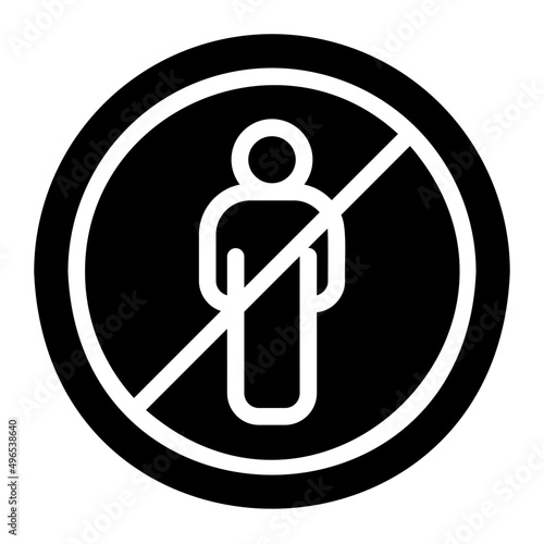 pedestrians glyph icon