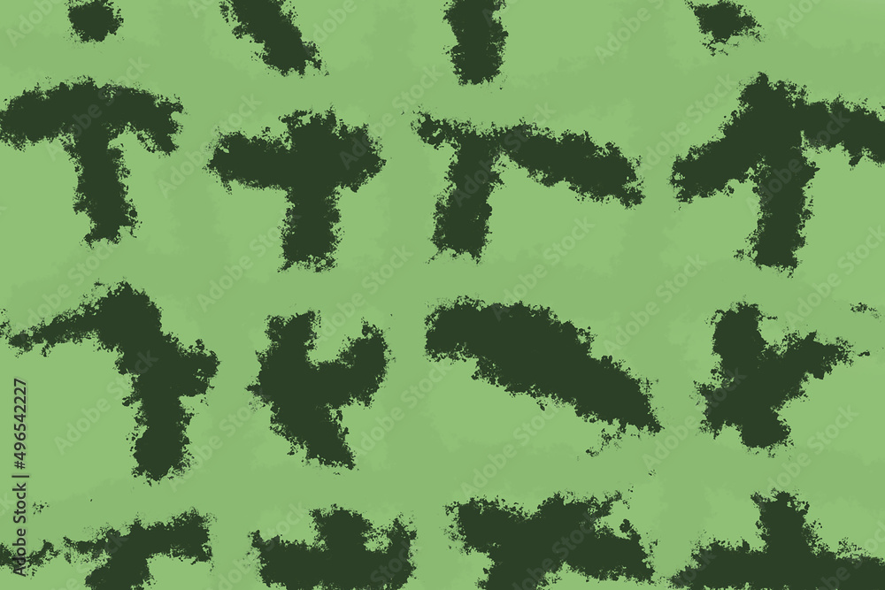 abstract green background with dark green spots pattern texture