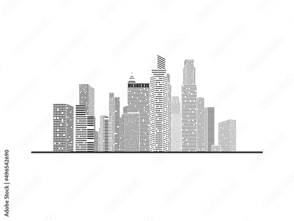 city background Buildings and structures  City urban view