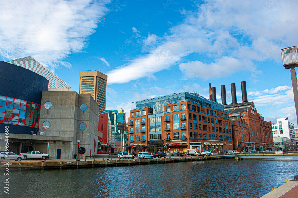 Obraz premium Baltimore Aquarium, Inner Harbor