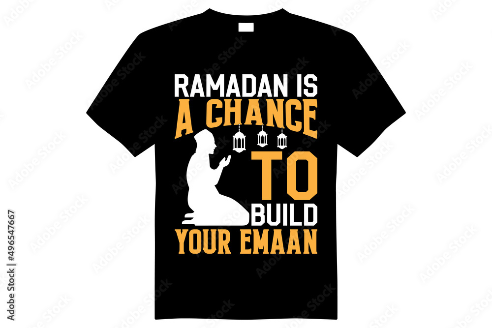 Ramadan t-shirt design vector