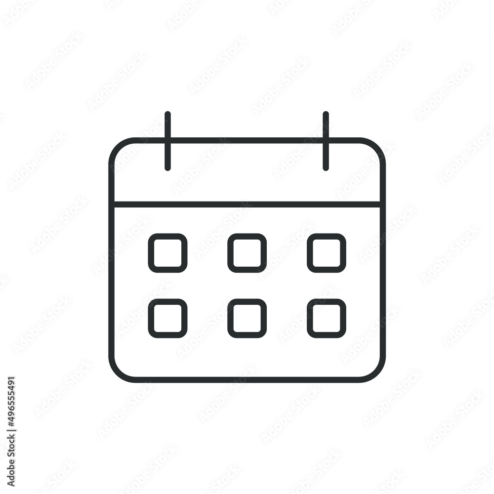 Calendar icons symbol vector elements for infographic web Calendar icons symbol vector elements for infographic web