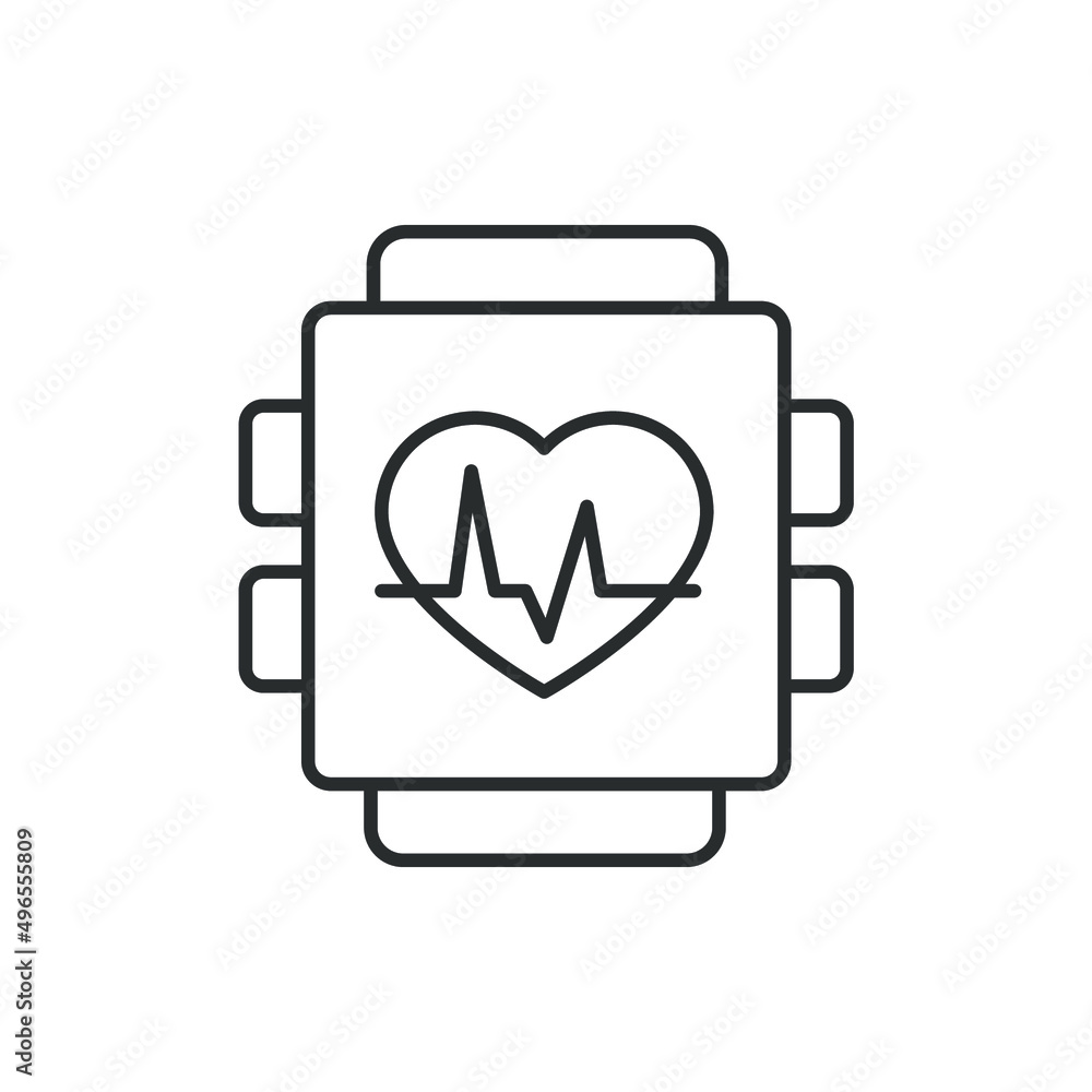 Smart watch icons symbol vector elements for infographic web Smart watch icons symbol vector elements for infographic web