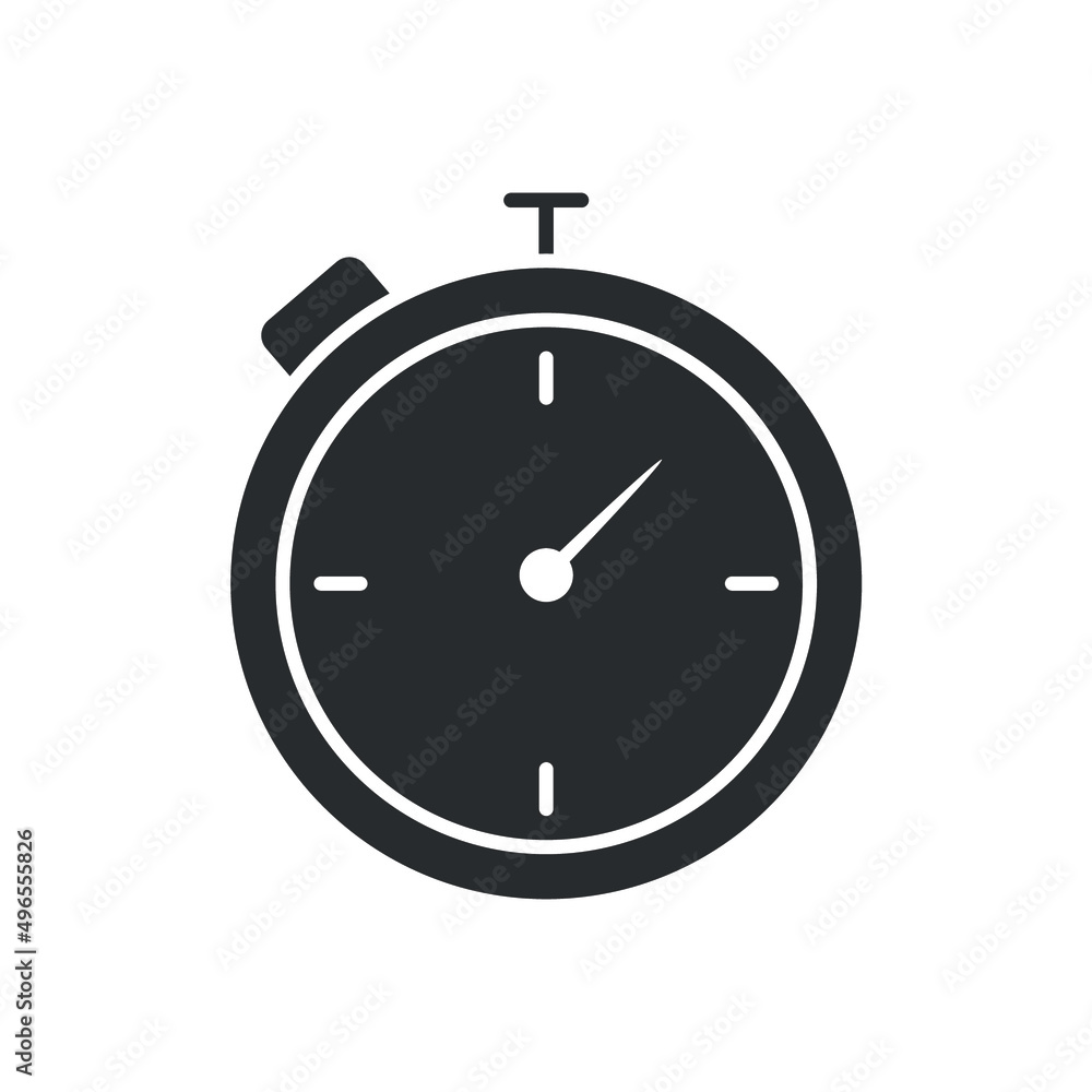 Stopwatch icons symbol vector elements for infographic web Stopwatch icons symbol vector elements for infographic web