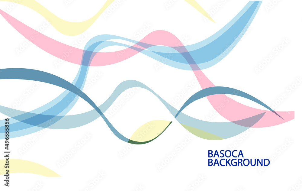 Fototapeta premium abstract colorful wave background