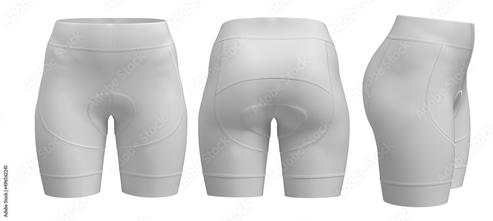 Cycling Shorts Women’s ( White ) Cycling Shorts Women’s ( White )