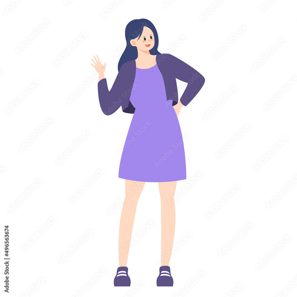 May 4th Youth Day, young people are saying hello with buildings in the background, vector illustration May 4th Youth Day, young people are saying hello with buildings in the background, vector illustration