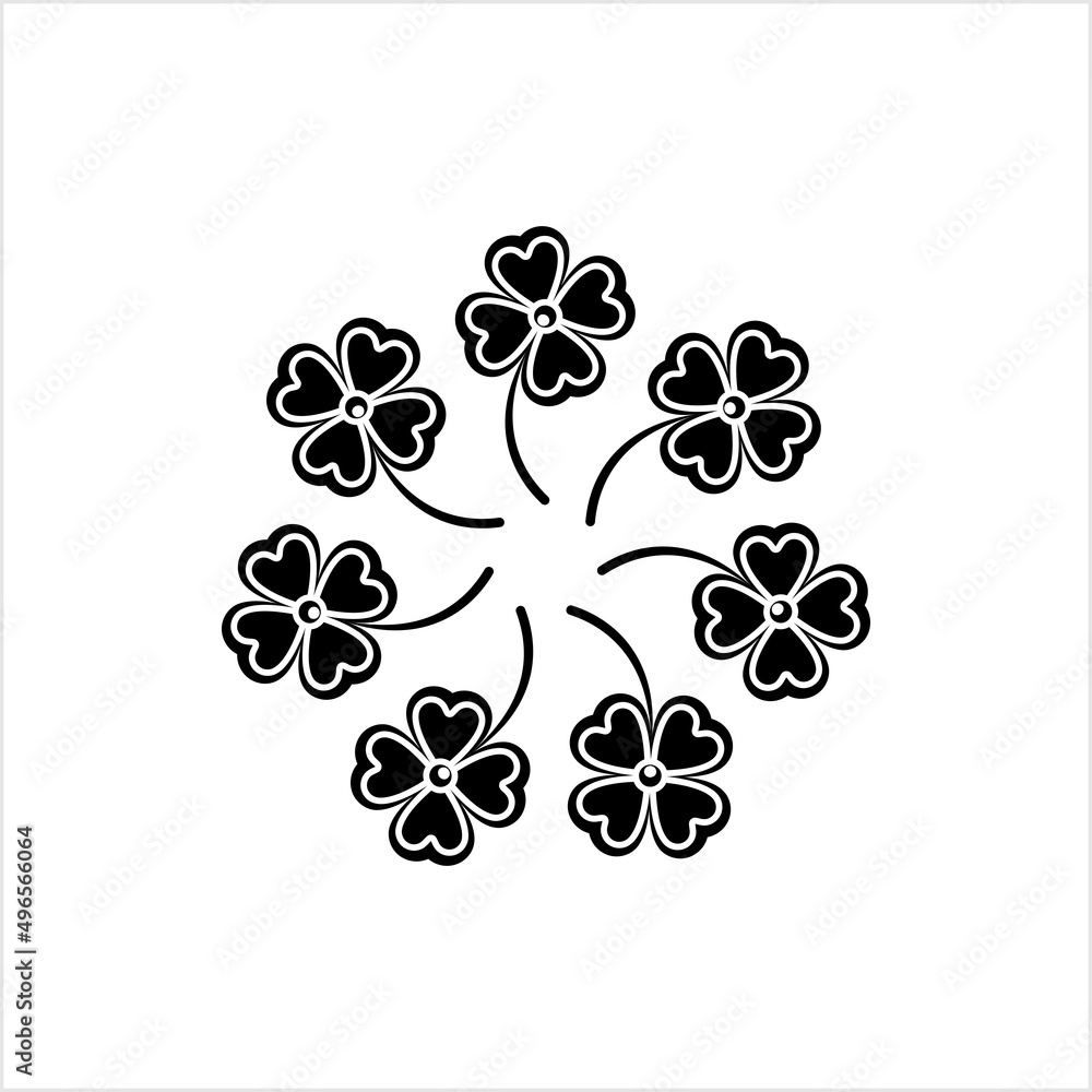 Fototapeta premium Clover Leaf Icon M_2203001