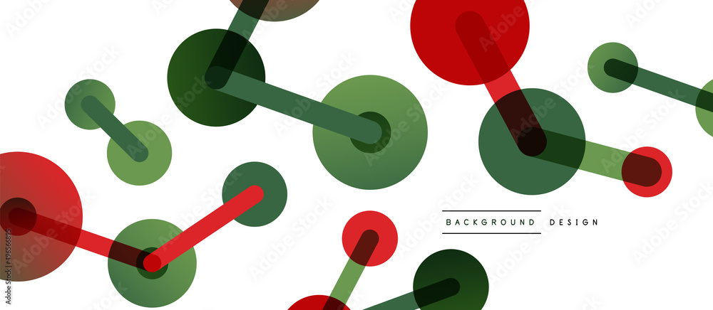 Abstract background. Round dots connected by lines. Trendy techno business template for wallpaper, banner, background or landing Abstract background. Round dots connected by lines. Trendy techno business template for wallpaper, banner, background or landing
