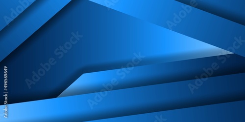 Blue paper background vector overlap layer with space for text and message design vector eps 10
