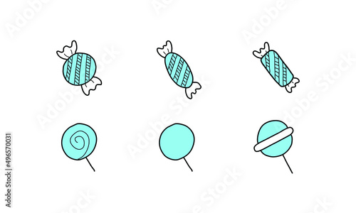 candy icon set