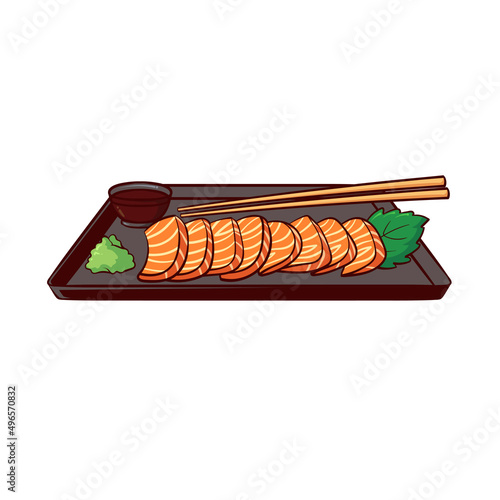 sashimi is a typical food from japan