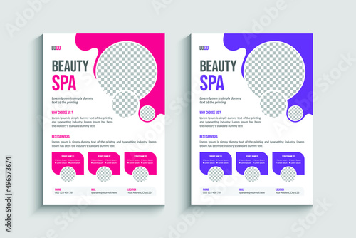 Beauty Spa Flyer Design Template