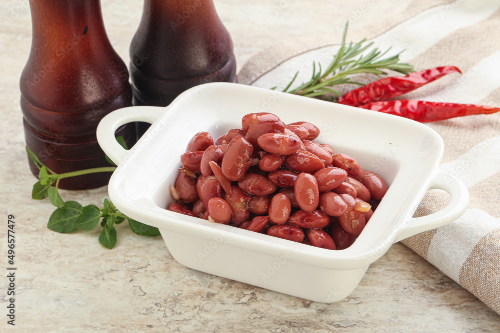 Red bean in tomato sauce Red bean in tomato sauce
