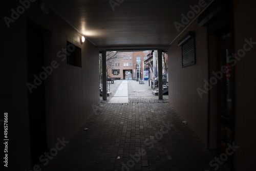 tunnel to the Liberty Square in Rybnik