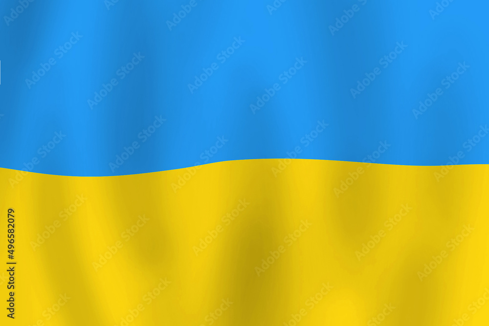 National flag of Ukraine. Ukrainian flag background National flag of Ukraine. Ukrainian flag background