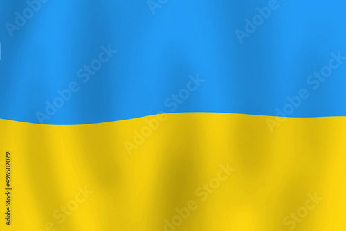 National flag of Ukraine. Ukrainian flag background