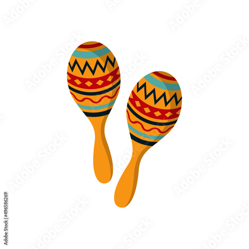 maracas graphic design template vector