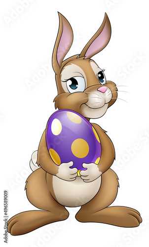 Easter Bunny Cartoon Rabbit...