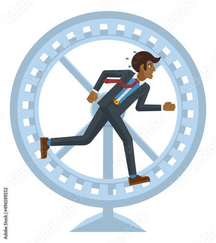 Tired Stressed Business Man...
