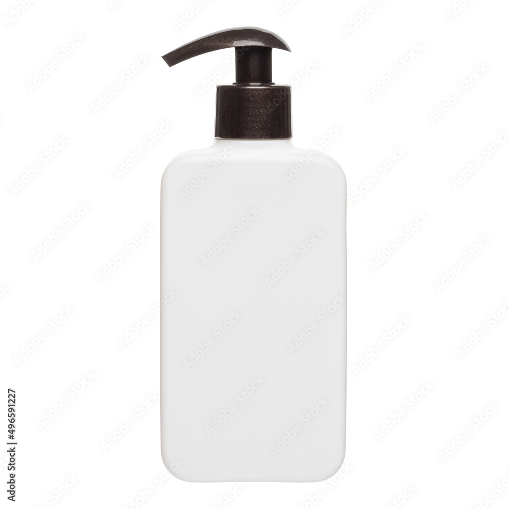 Cosmetic bottles with dispenser or sprayer isolated on white background. Bottle for ketchup, mustard, sauce. Antimicrobial liquid gel. Hand hygiene. Liquid soap. Cleaning agent. Cosmetic bottles with dispenser or sprayer isolated on white background. Bottle for ketchup, mustard, sauce. Antimicrobial liquid gel. Hand hygiene. Liquid soap. Cleaning agent.