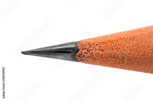 Wooden pencil tip macro - wood detail